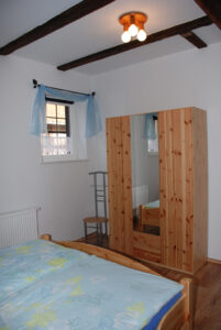 Ferienwohnung "Gartenzauber", Schlafzimmer - Tourismushof Clewes Grün
