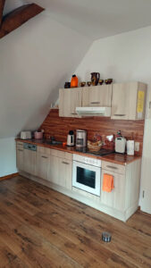 Ferienwohnung "Dahlienzauber" - Küche