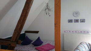 Ferienwohnung "Fliedertraum" - Schlafbereich