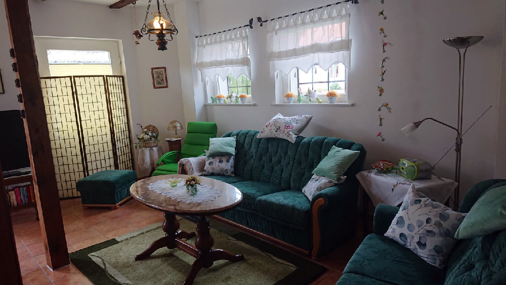 Ferienwohnung "Immergrün" - Wohnereich